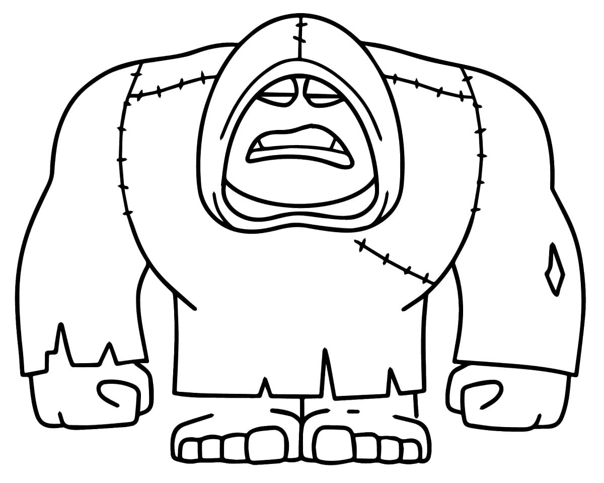 Deep Dark Secret Inside Out 2 coloring page