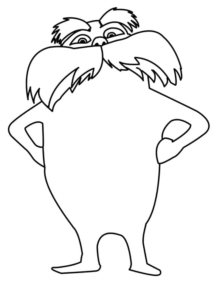 Drawing of Lorax