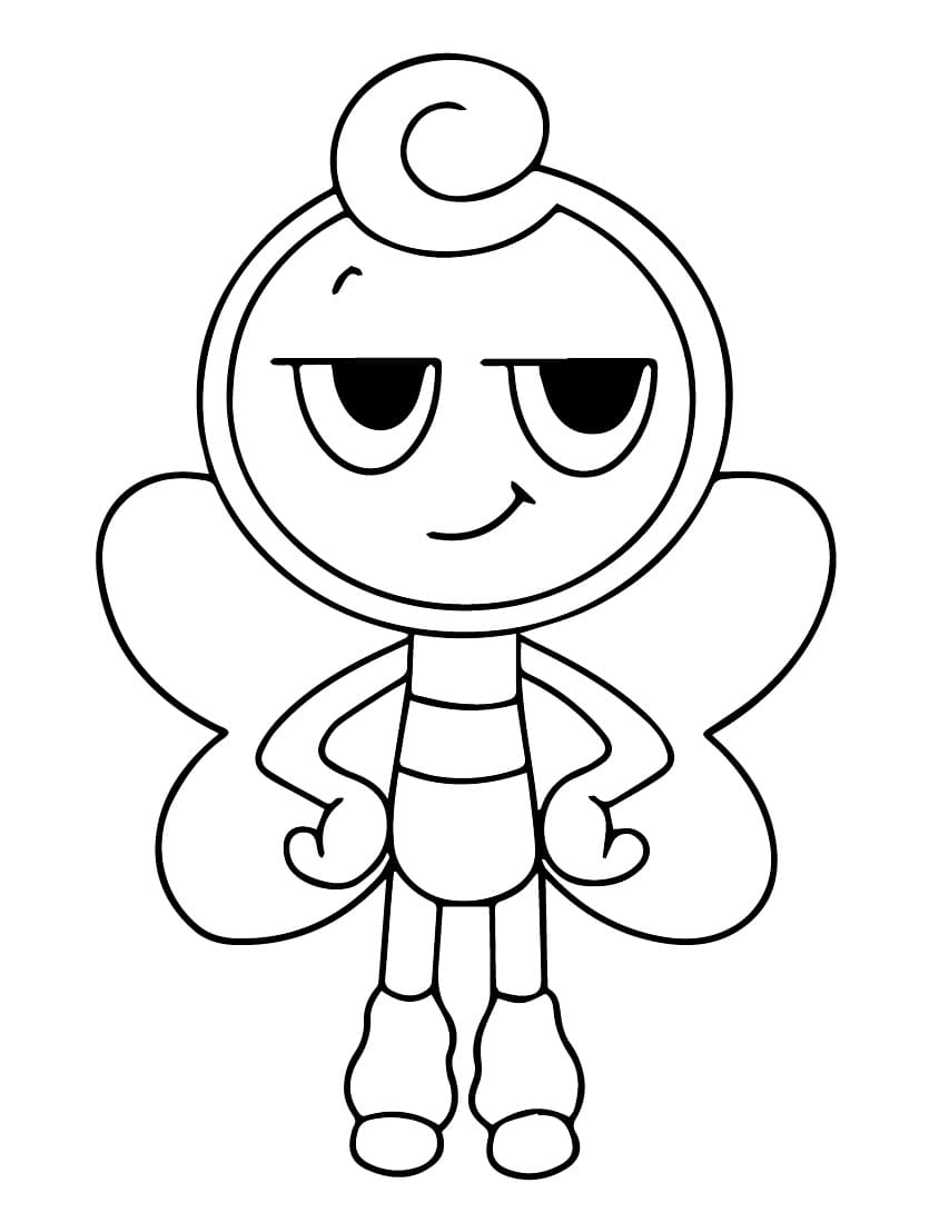 Glisten from Dandy’s World coloring page
