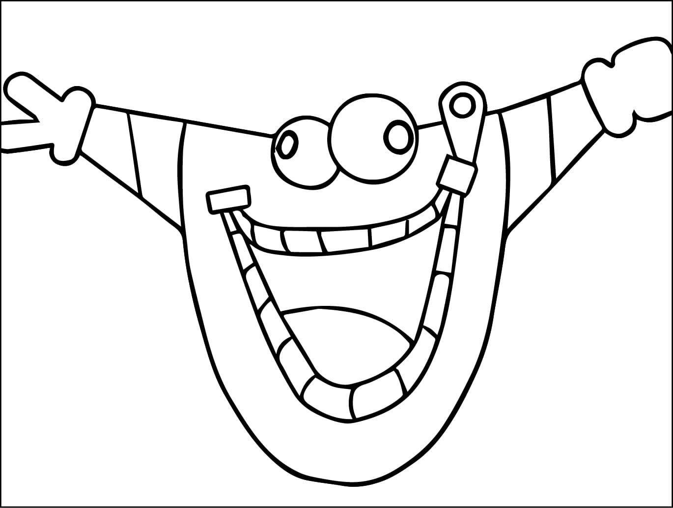 Pouchy Inside Out 2 coloring page