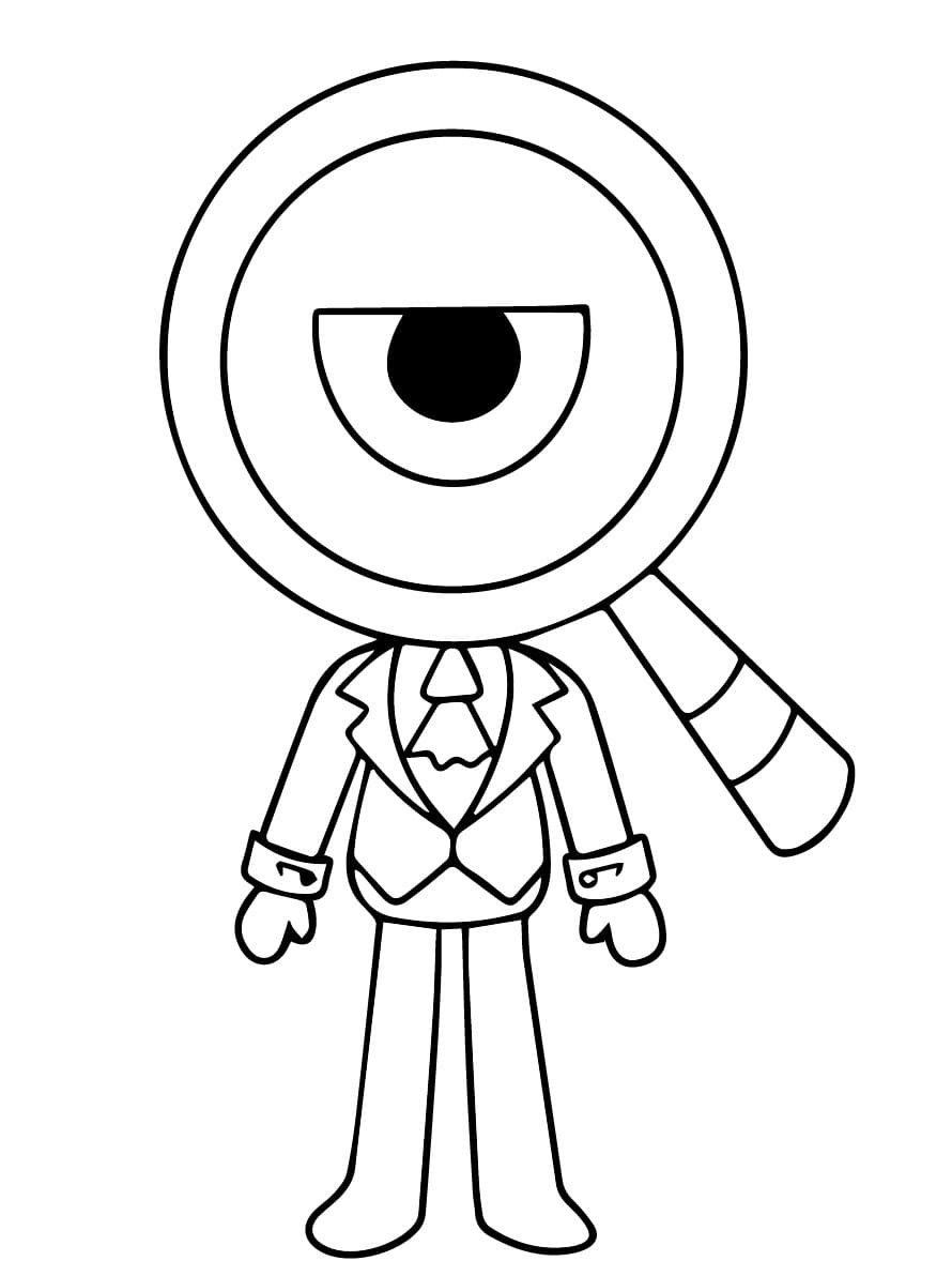 Rodger from Dandy’s World coloring page