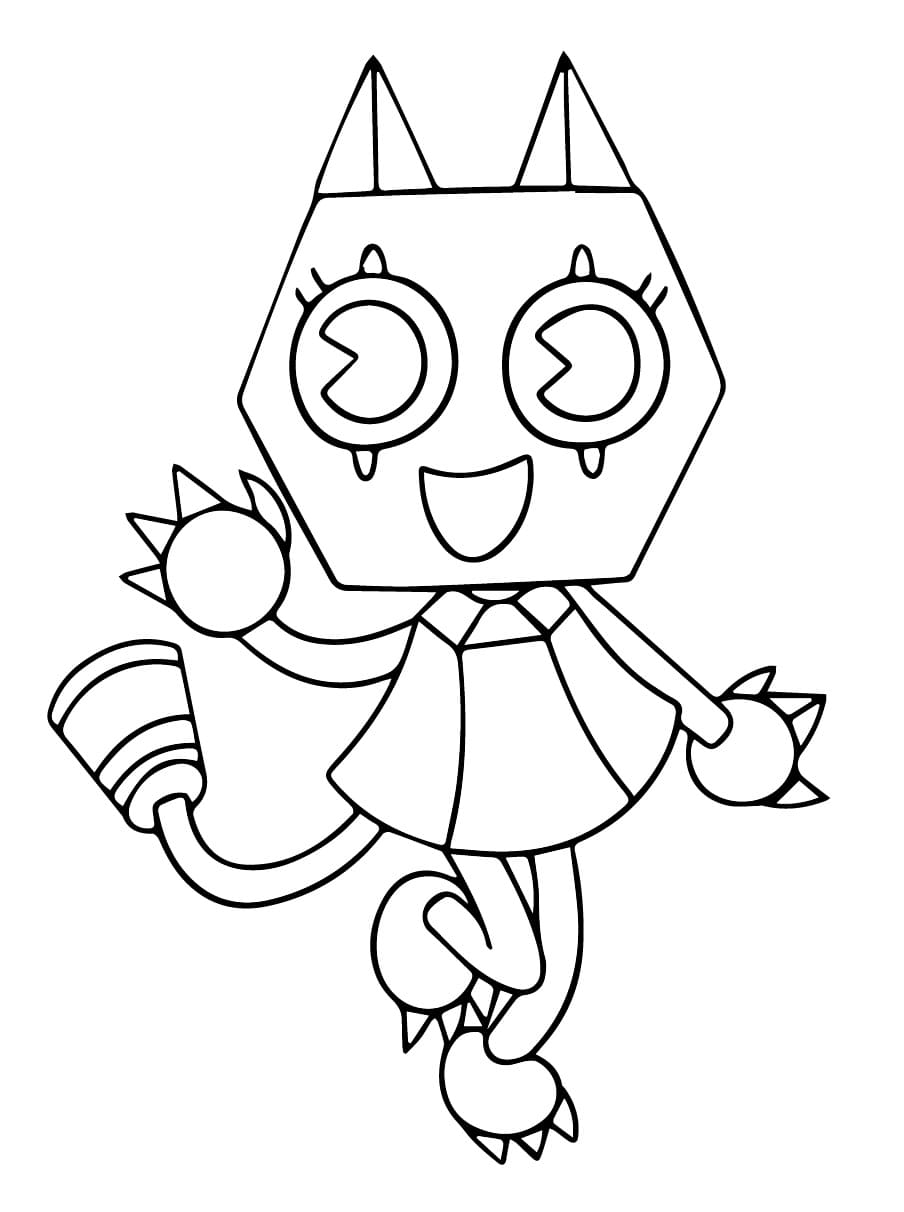 Scraps from Dandy’s World coloring page