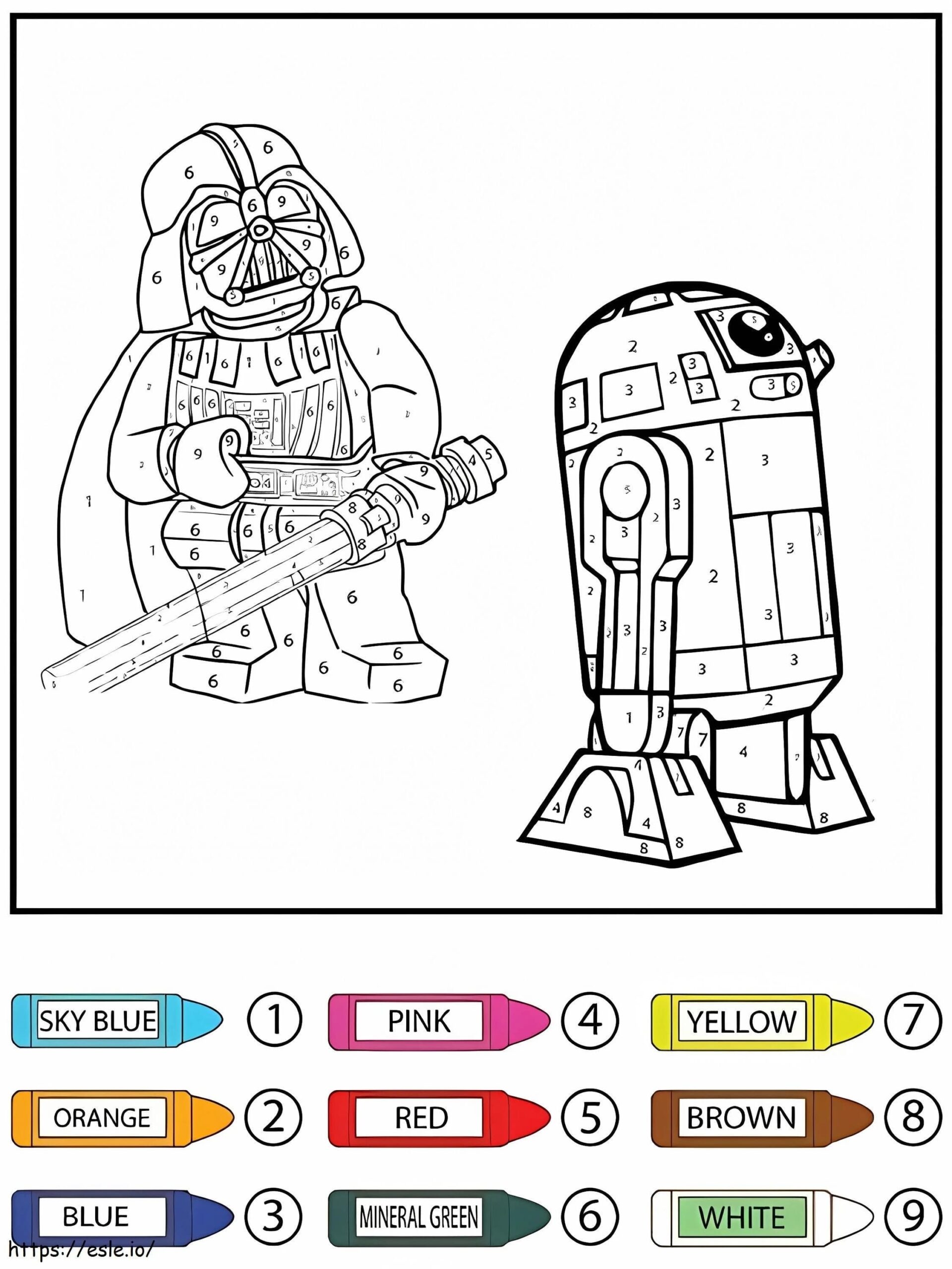 Lego Star Wars Color by Number