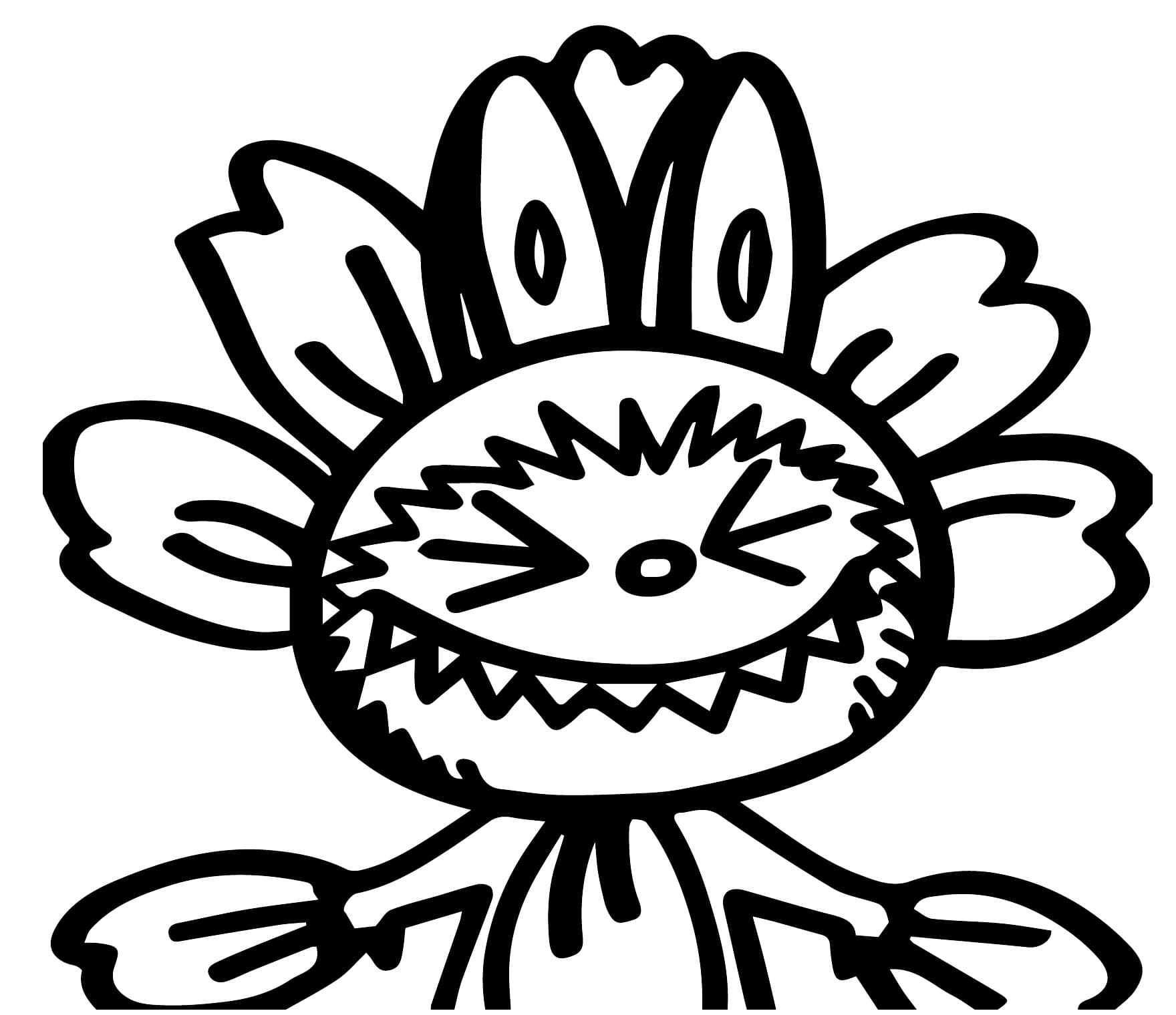 Adorable Labubu coloring page