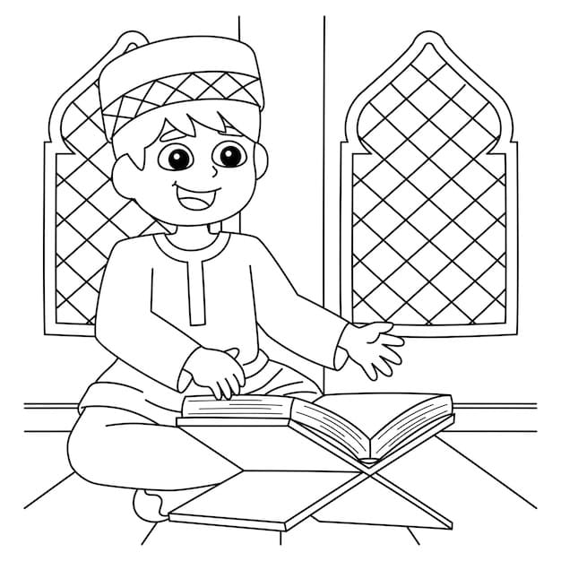 Boy and Quran