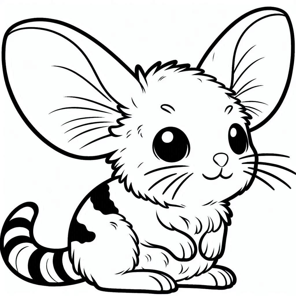 Cute Bilby coloring page