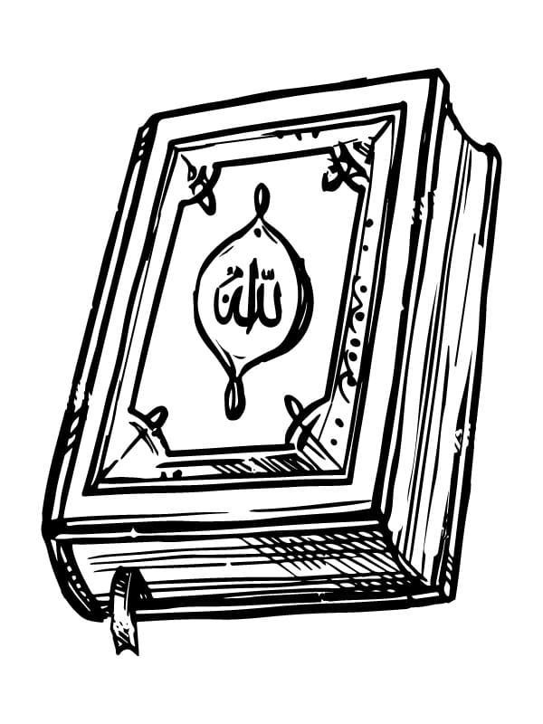 Holy Quran coloring page