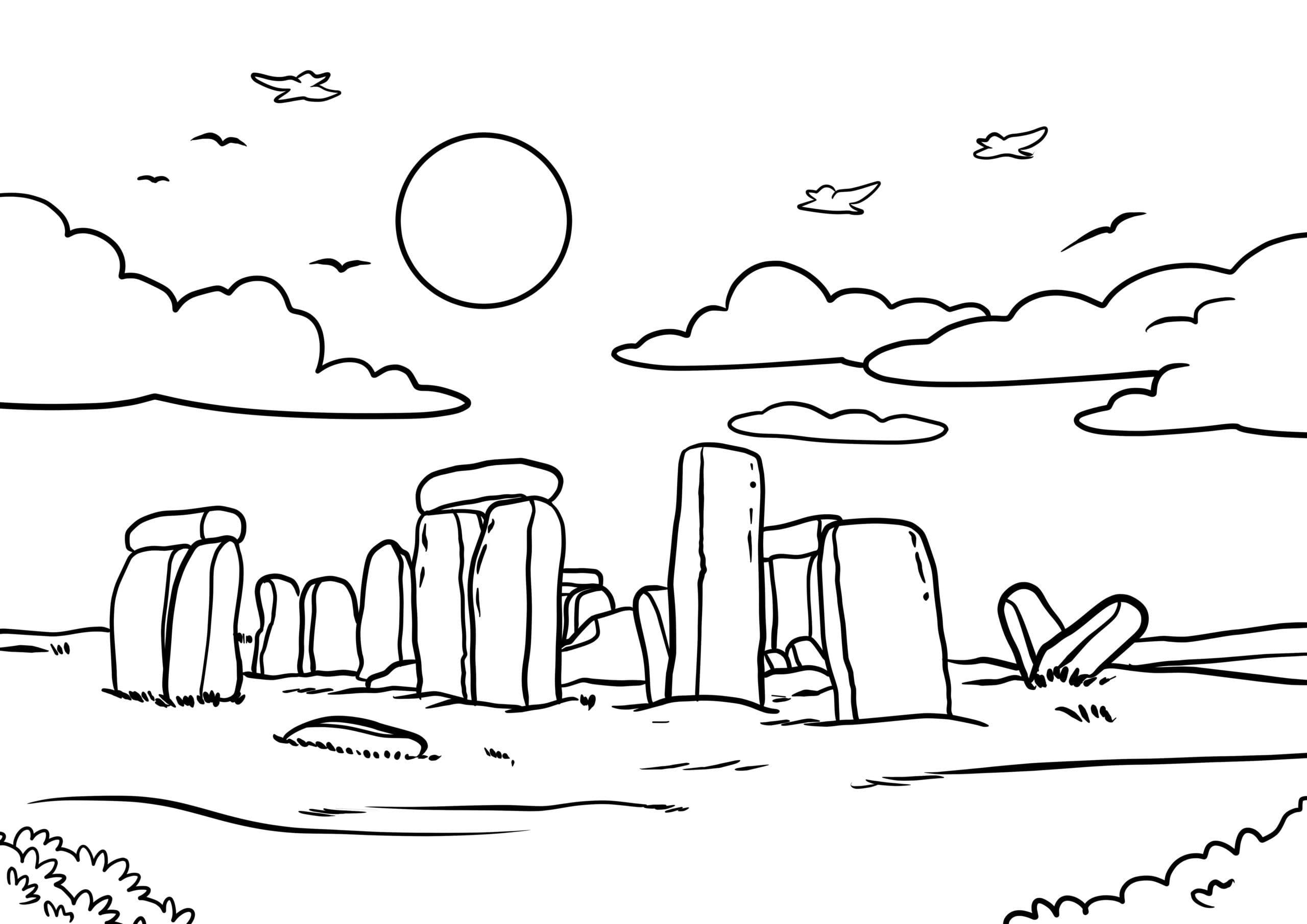 Printable Stonehenge