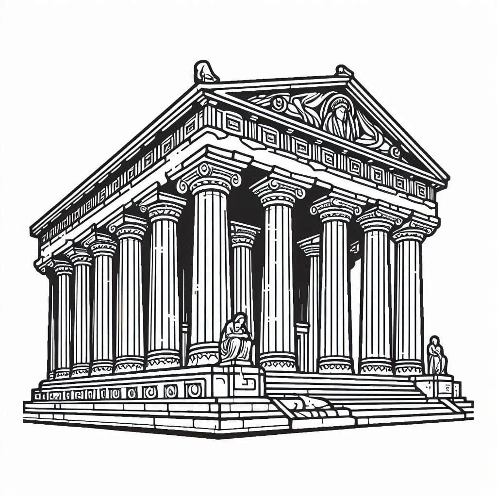 Wonders of the World coloring pages