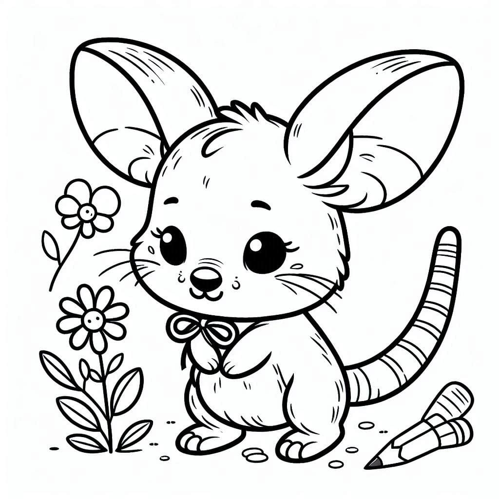 Very Cute Bilby coloring page