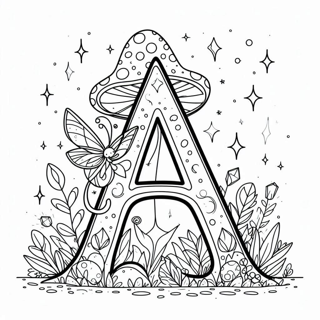 Fairy Tale Alphabet Letter A