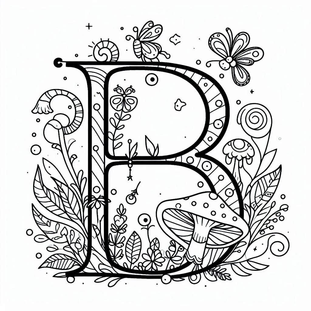 Fairy Tale Alphabet Letter B