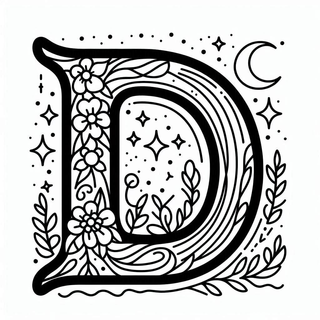 Fairy Tale Alphabet Letter D