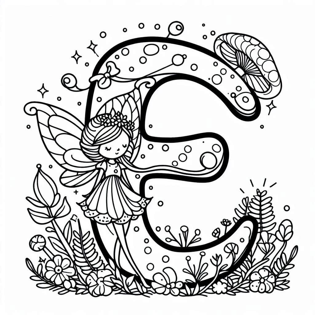 Fairy Tale Alphabet Letter E