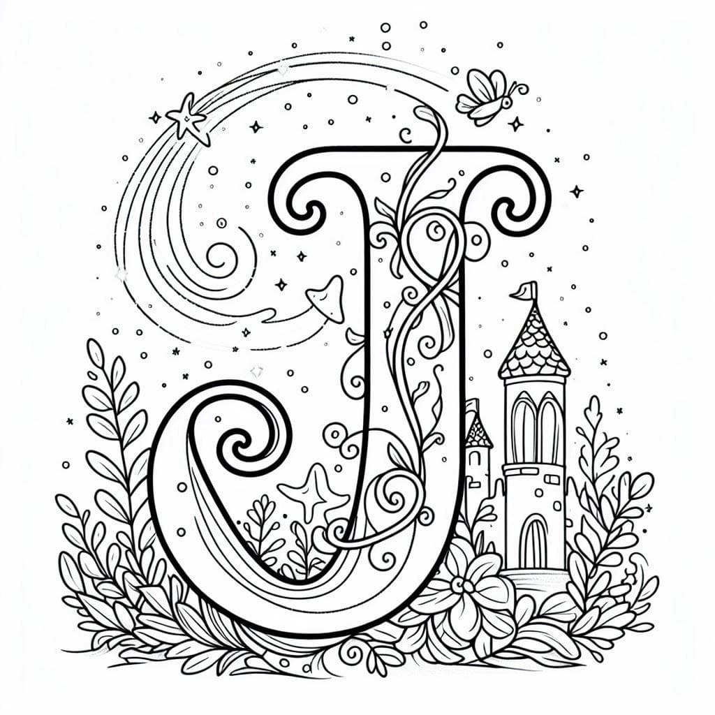 Fairy Tale Alphabet Letter J