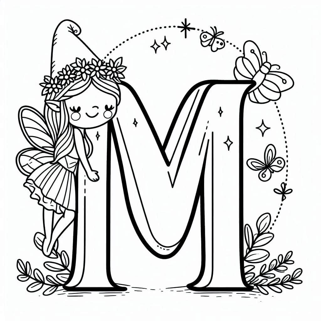 Fairy Tale Alphabet Letter M