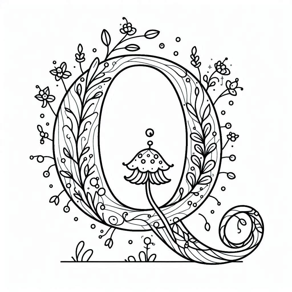 Fairy Tale Alphabet Letter Q