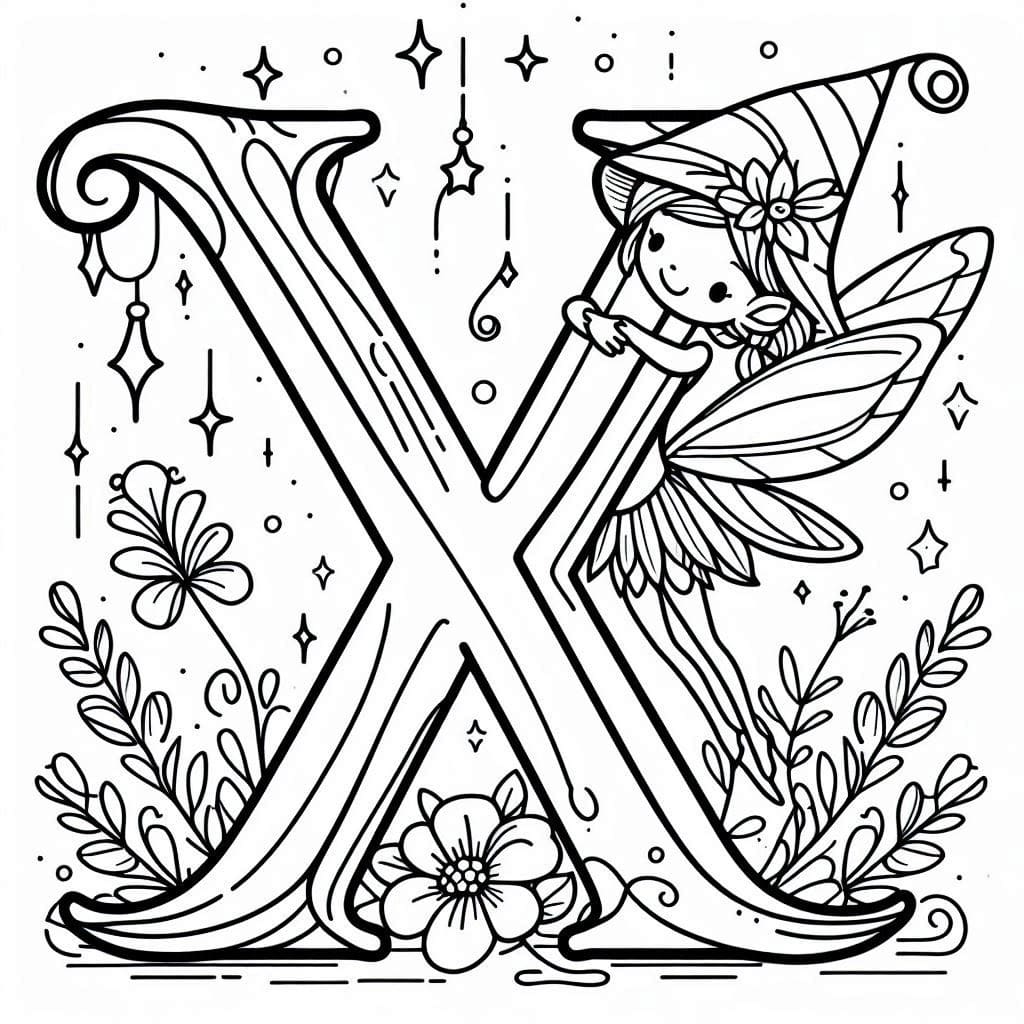 Fairy Tale Alphabet Letter X