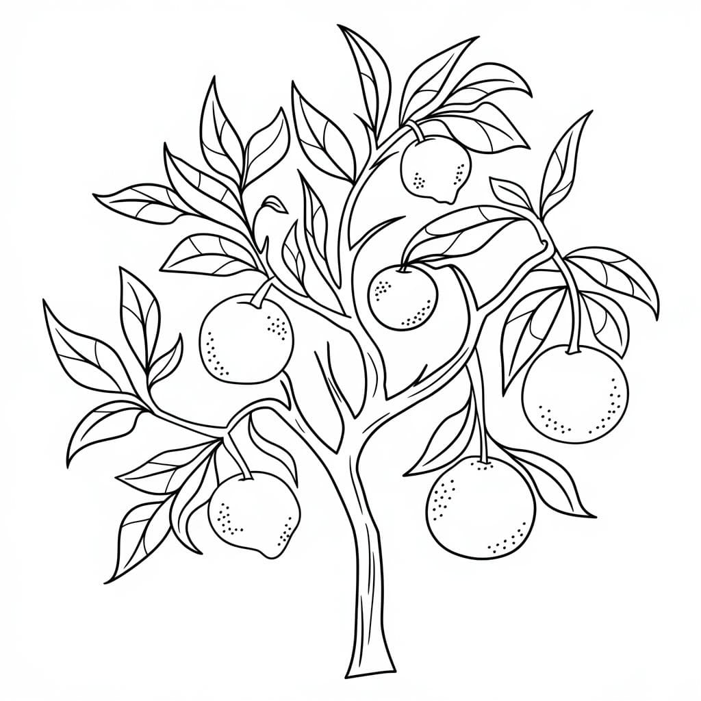 Printable Citrus Plant