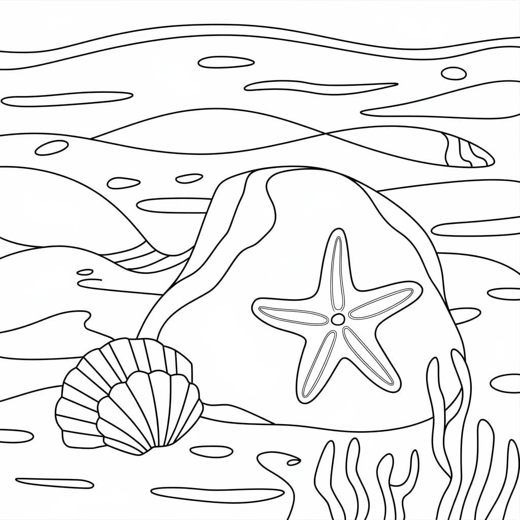 Printable Ocean Scene