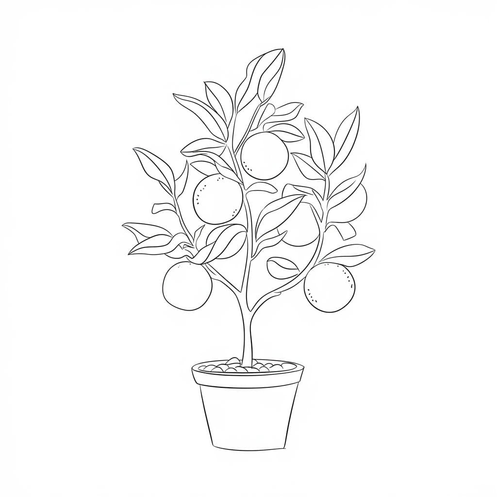 Small Citrus Plant