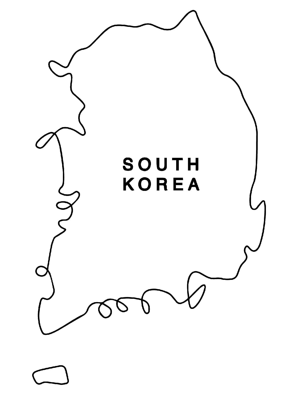 South Korea Map