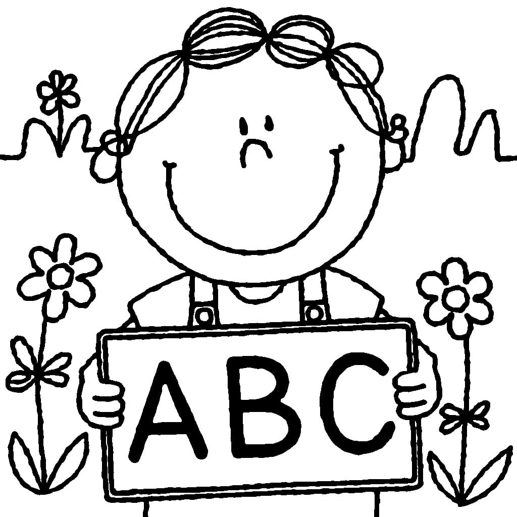 ABC coloring pages