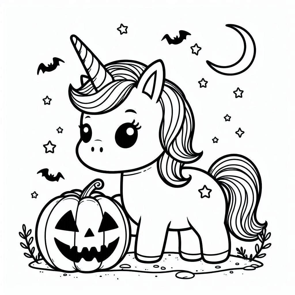 Adorable Halloween Unicorn