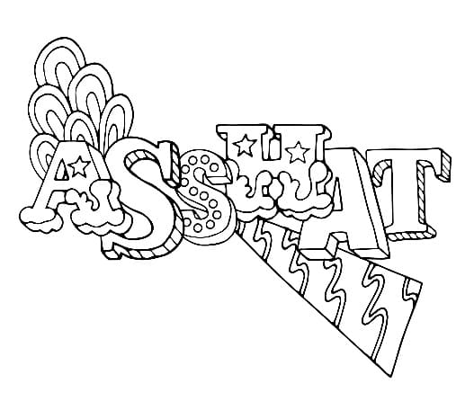 Adults Swear Word coloring page