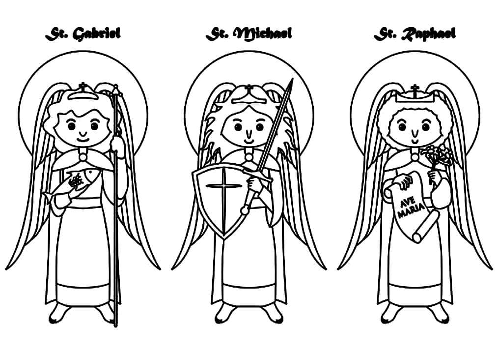 All Saints Day Free For Kids coloring page