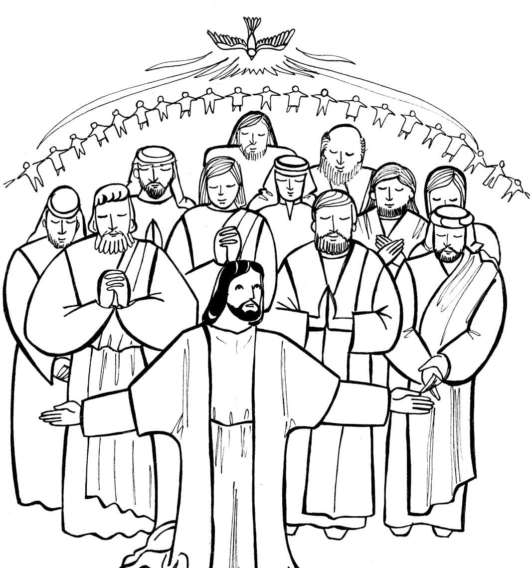 All Saints Day Image coloring page