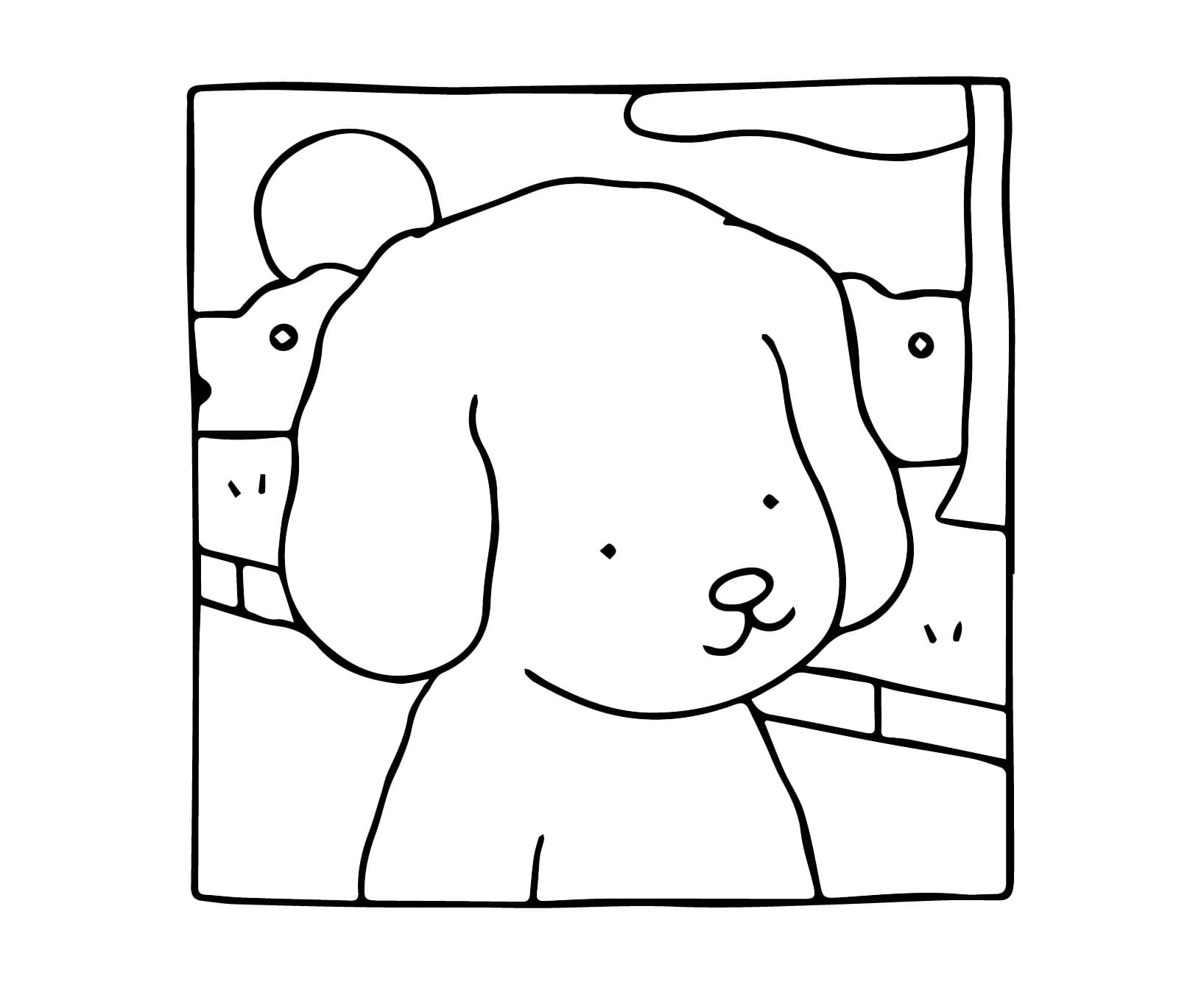 Bobbie Goods Dog coloring page