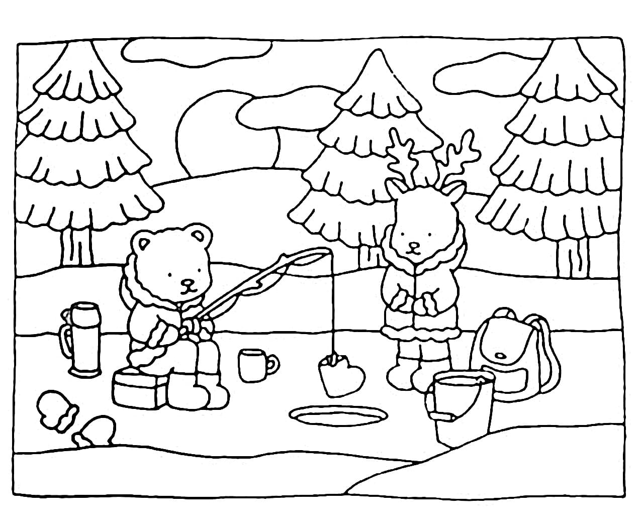 Bobbie Goods Fishing coloring page