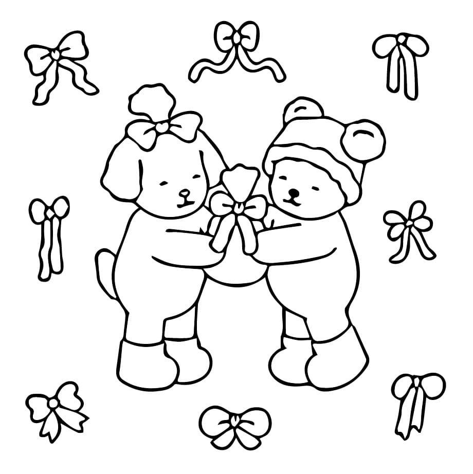 Bobbie Goods Friends coloring page