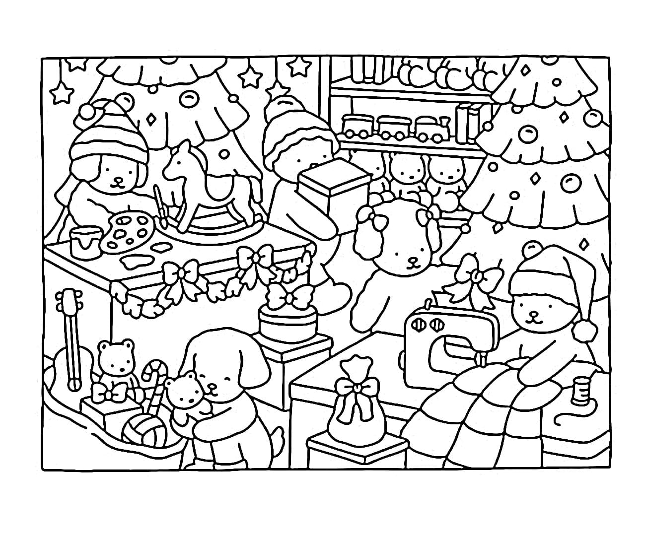 Bobbie Goods Holiday coloring page