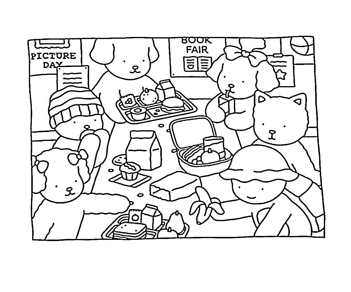 Bobbie Goods Lunch coloring page