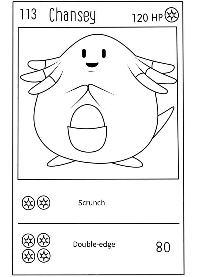 Chansey Pokemon Card