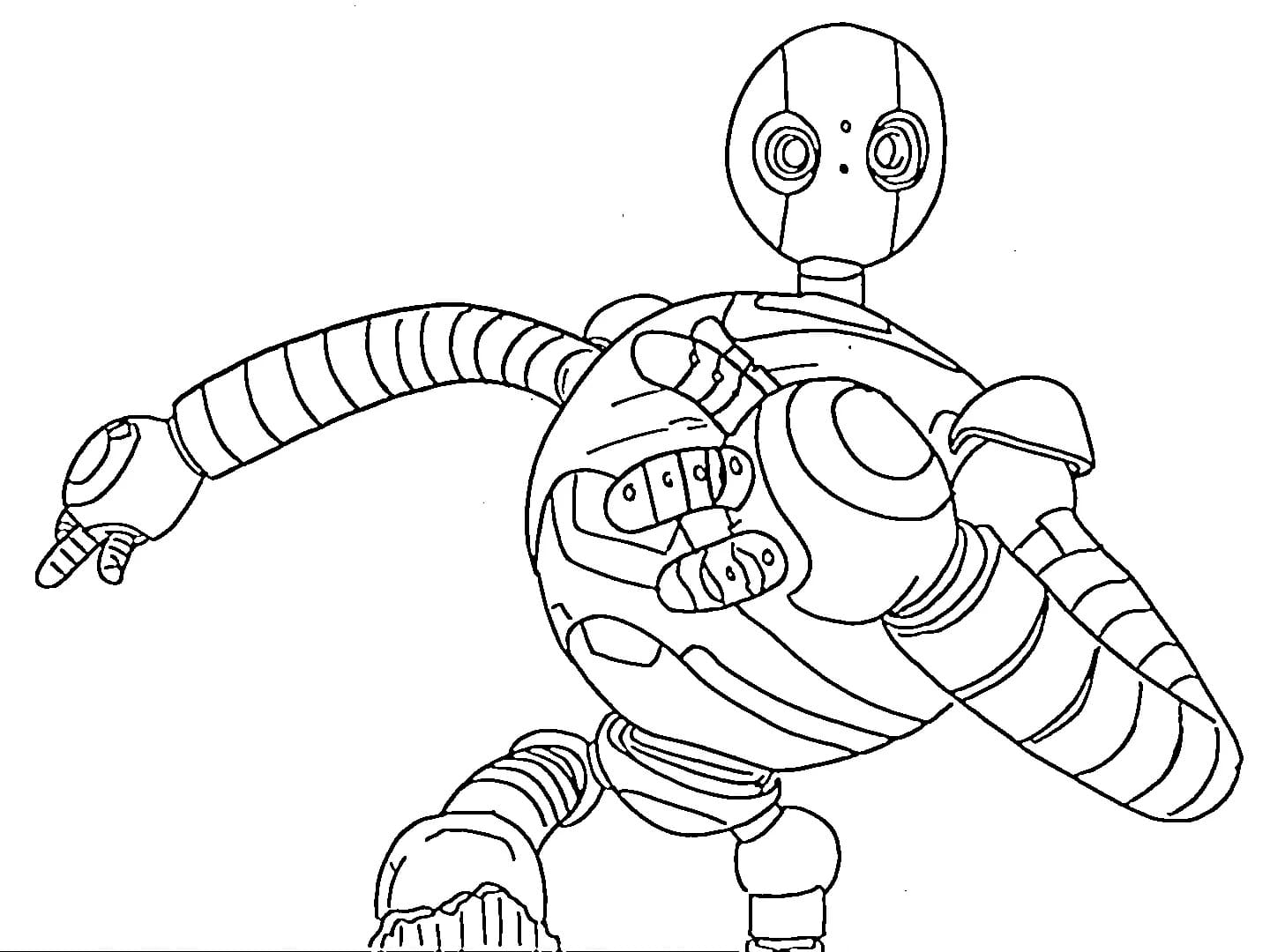 Drawing of The Wild Robot