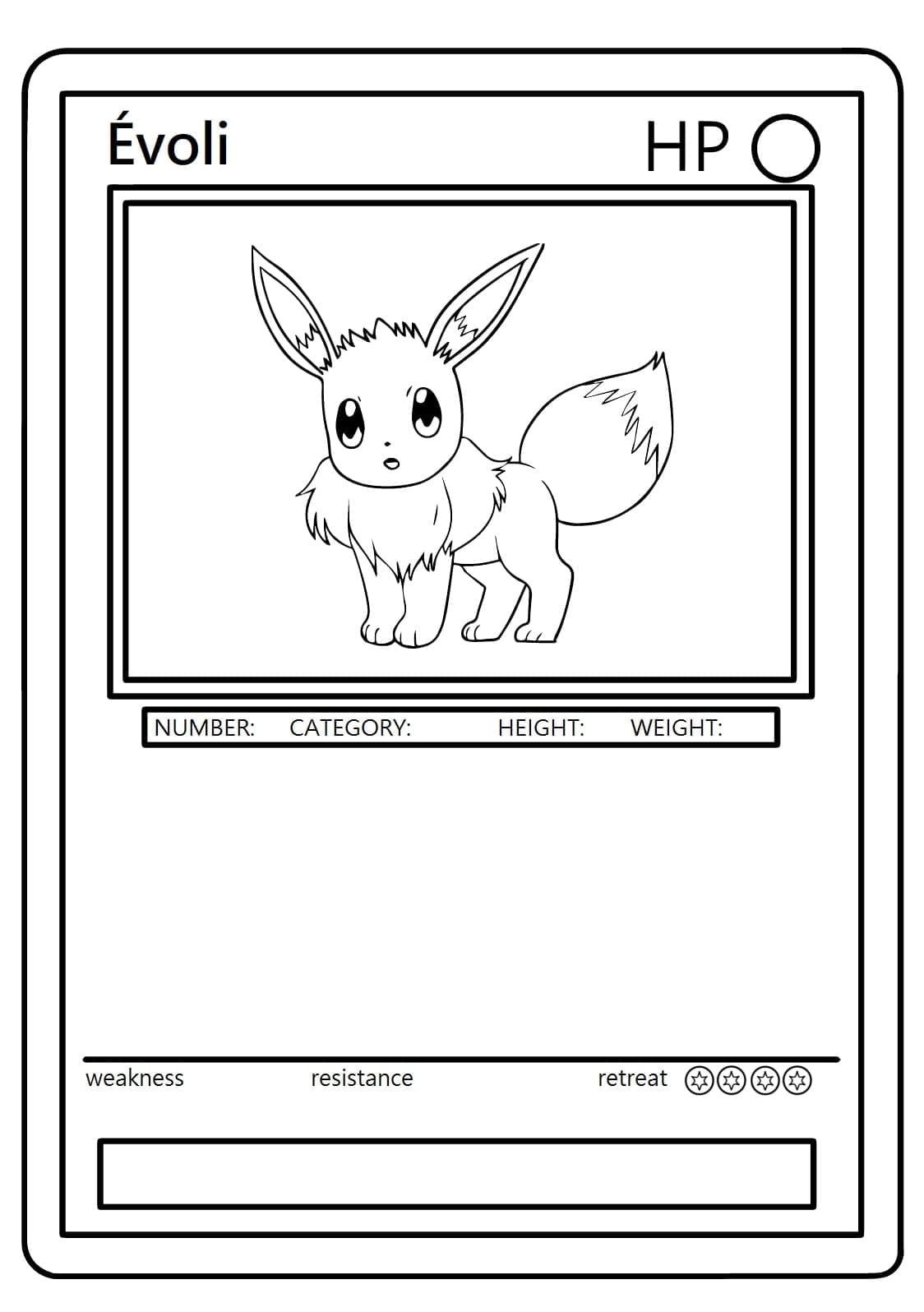 Eevee Pokemon Card