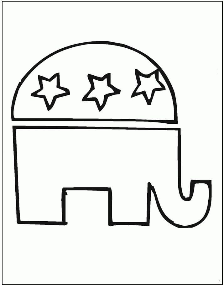 Election Day For Kids coloring page