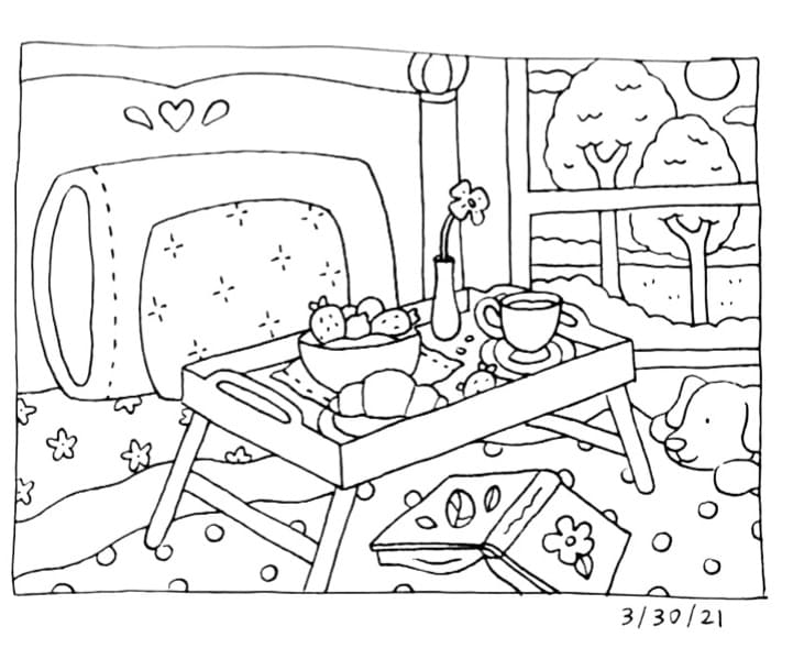 Free Drawing of Bobbie Goods coloring page