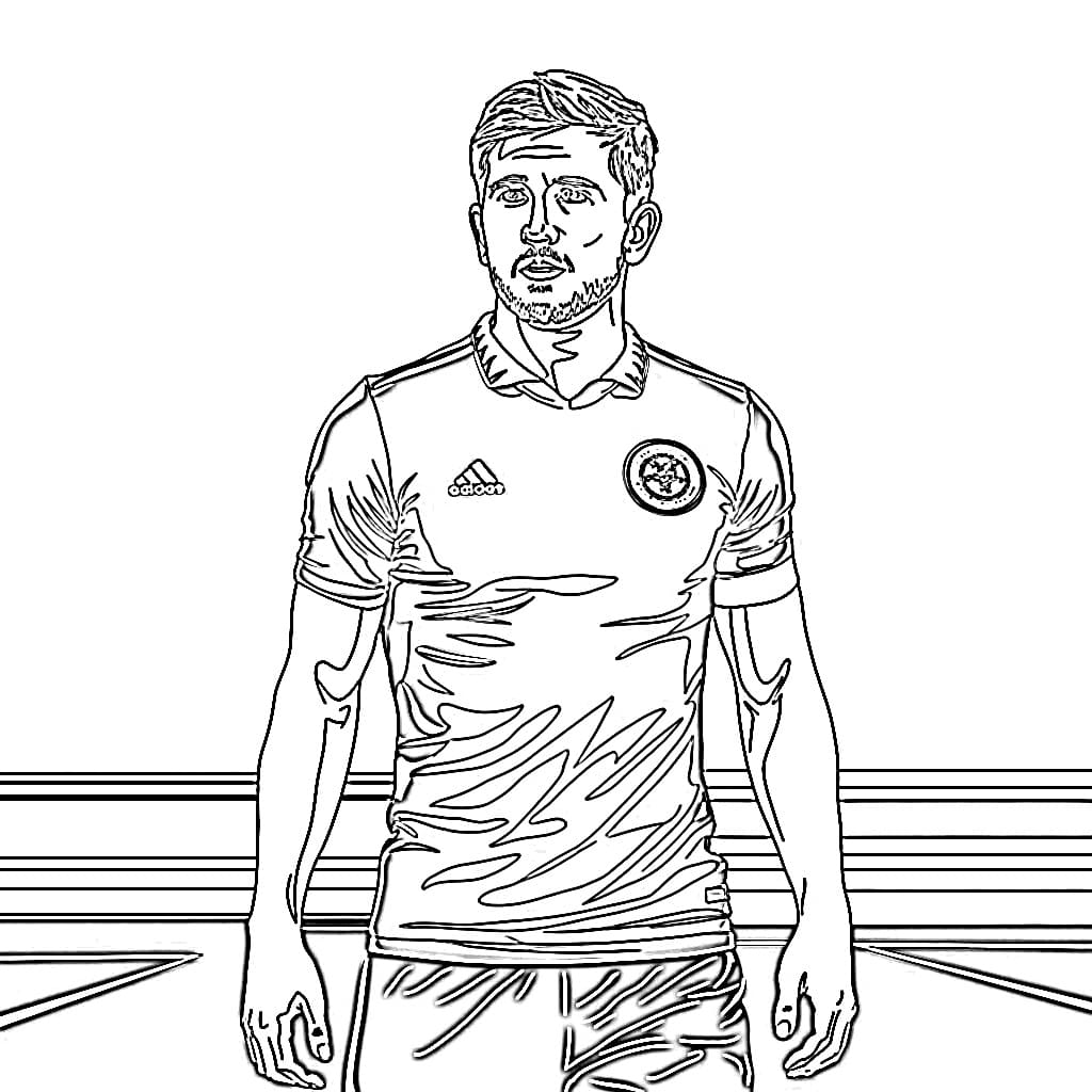 Free Drawing of Harry Maguire