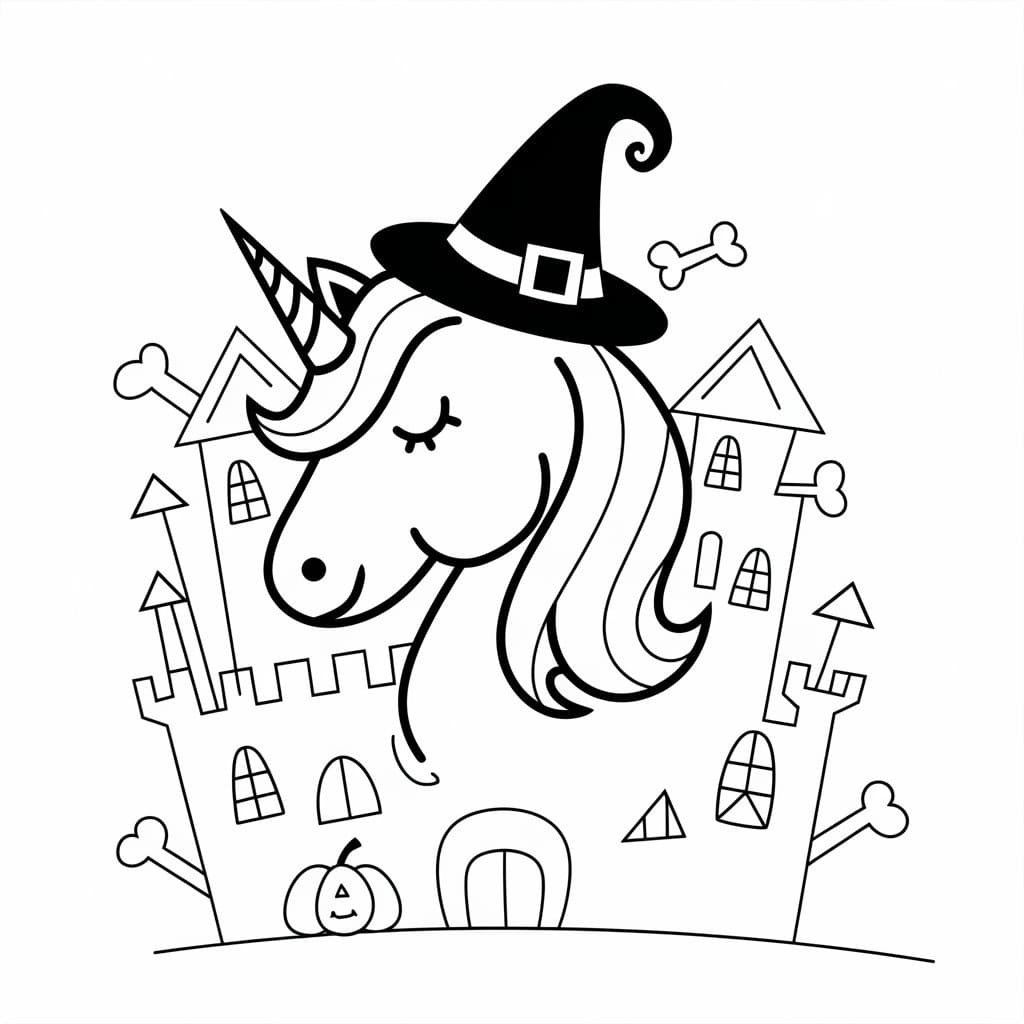 Free Halloween Unicorn