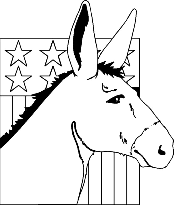 Free Printable Democrat Donkey