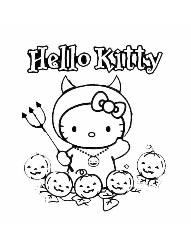 Free Printable Halloween Hello Kitty