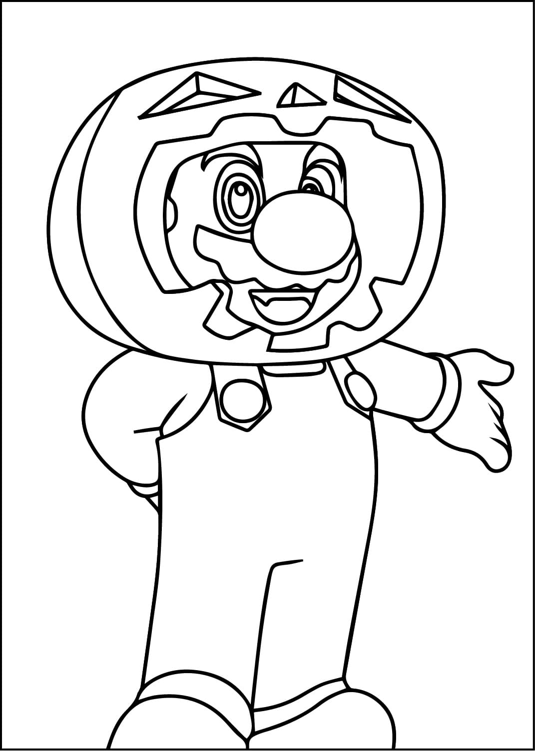 Free Printable Mario Halloween