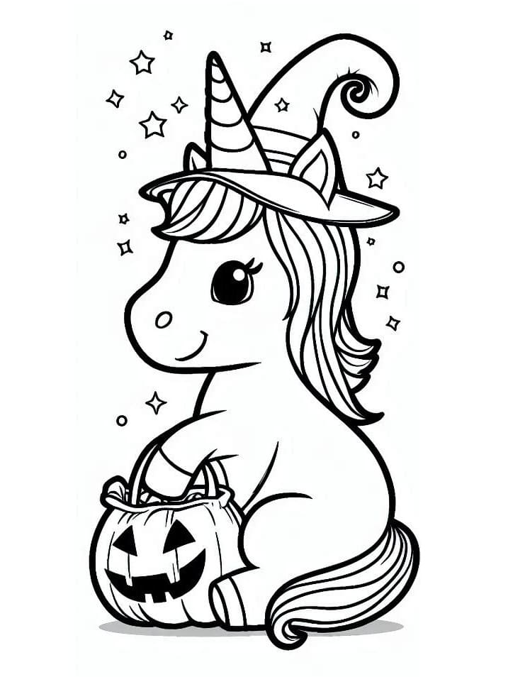 Halloween Unicorn For Kids