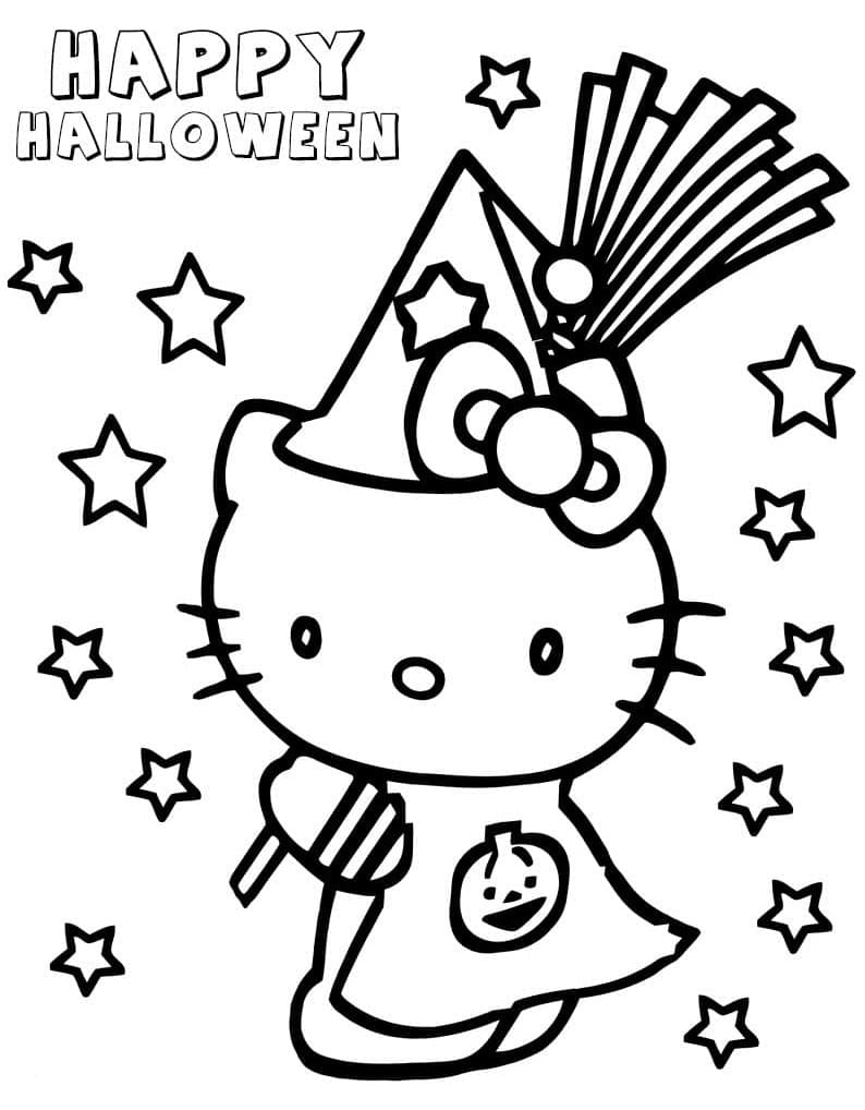 Halloween Witch Hello Kitty