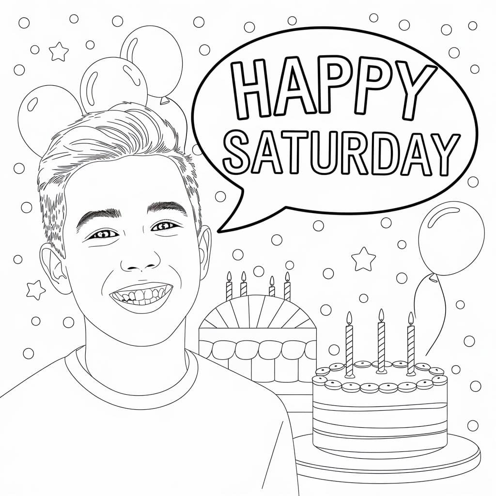 Happy Saturday Printable