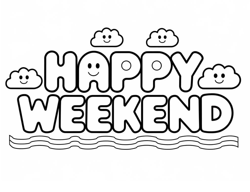 Happy Weekend For Children